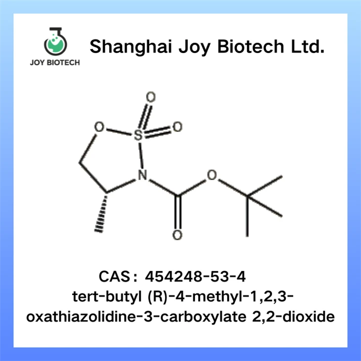 Tret-butil(R)-4-metil-1,2,3-oksatiazolidin-3-karboksilato 2,2-dioksidas CAS Nr. 454248-53-4